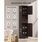 Freestanding Bathroom Storage Tower with Drawer and Adjustable Shelves for Kitchen or Living Room